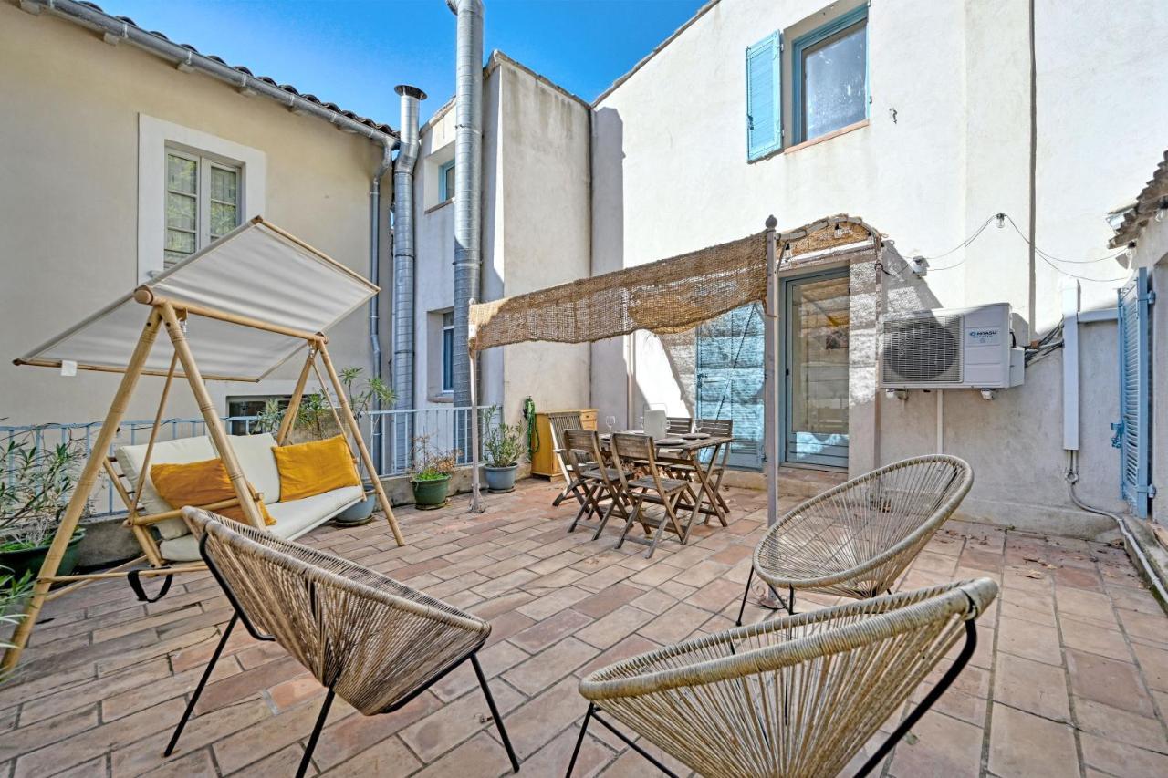 La Terrasse Des Carmes - Terrasse - Ac Clim - Spacieux Avignon Buitenkant foto